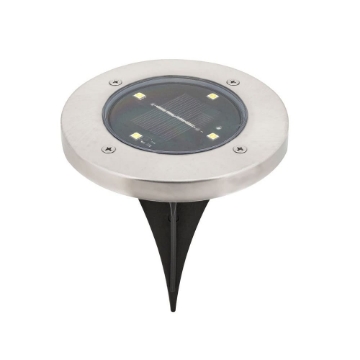 Lampa solara Rabalux Dannet Satin Chrome 0.24W 20lm IP44 400mAh 7975