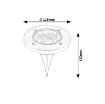 Lampa solara Rabalux Dannet Satin Chrome 0.24W 20lm IP44 400mAh 7975