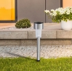 Lampa solara Rabalux Solar 1 Satin Chrome 0.1W IP44 1.2V 40mAh 8366