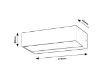 Aplica LED exterior Rabalux Halden Black-White 9W 640lm 7935 plastic negru