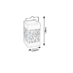 Lampa solara Rabalux Mora Black 0.07W 1lm IP23 1.2V 200mAh 8948