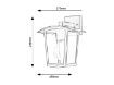 Aplica exterior Rabalux Taverna Black 7127 aluminiu negru