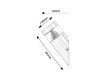 Aplica LED exterior Rabalux Lisbon Chrome 7826 7W 560lm otel crom