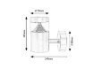 Aplica LED exterior Rabalux Lisbon Chrome 7827 7W 560lm metal crom