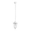 Pendul exterior Rabalux Velence White 8207 metal sticla