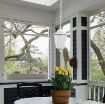 Pendul exterior Rabalux Velence White 8207 metal sticla