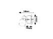 Aplica LED baie Rabalux Harold 5021 5W 400lm metal crom-negru
