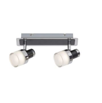 Plafoniera LED baie Rabalux Harold 5022 2x5W 800lm metal crom-negru