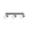 Plafoniera LED baie Rabalux Harold 5023 3x5W 1200lm metal crom-negru