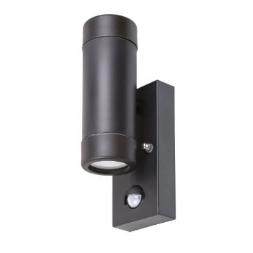 Aplica exterior Rabalux Medina Matte Black senzor miscare 8835 plastic negru