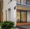 Aplica exterior Rabalux Medina Matte Black senzor miscare 8835 plastic negru