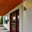 Aplica exterior Rabalux Medina Matte Black 8833 plastic negru