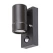 Aplica exterior Rabalux Medina Matte Black senzor miscare 8834 plastic negru