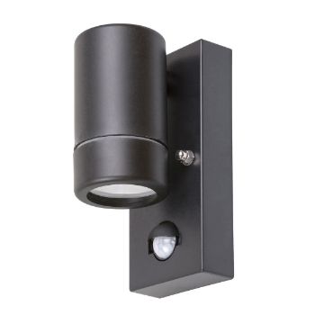 Aplica exterior Rabalux Medina Matte Black senzor miscare 8834 plastic negru