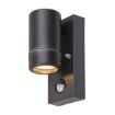 Aplica exterior Rabalux Medina Matte Black senzor miscare 8834 plastic negru