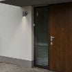 Aplica exterior Rabalux Medina Matte Black 8832 plastic negru
