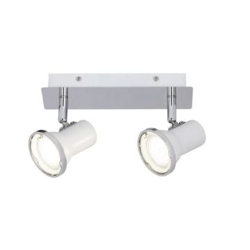 Plafoniera LED baie Rabalux Steve 5498 2x15W 860lm metal alb