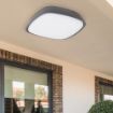 Plafoniera LED exterior Rabalux Austin Anthracite-White 2000lm 20W 8797 plastic alb