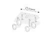 Plafoniera LED baie Rabalux Steve 5500 4x15W 1720lm metal alb