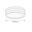 Plafoniera exterior Rabalux Stuttgart Chrome 8220 metal crom