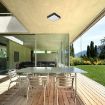 Plafoniera LED exterior Rabalux Tartu Black-White 1800lm 18W 7899 plastic alb