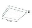 Plafoniera LED exterior Rabalux Tartu Matte White 2500lm 24W 7896 plastic alb