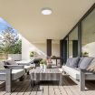 Plafoniera LED exterior Rabalux Tartu Matte White 2500lm 24W 7894 plastic alb