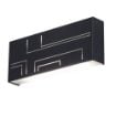 Aplica LED exterior Rabalux Maribor Black-White 12W 780lm 8873 metal negru