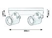 Aplica exterior Rabalux Elva Anthracite GU10 7930 aluminiu antracit 