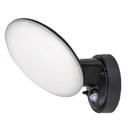 Aplica LED exterior Rabalux Varna Black-White senzor miscare 12W 720lm 8135 plastic alb