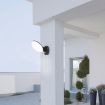 Aplica LED exterior Rabalux Varna Black-White senzor miscare 12W 720lm 8135 plastic alb