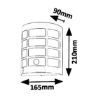 Aplica exterior Rabalux Sevilla Chrome senzor miscare 8800 metal crom