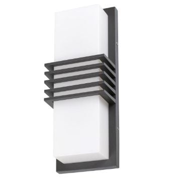 Aplica LED exterior Rabalux Rodez Anthracite-White 12W 800lm 8940 plastic alb