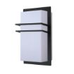 Aplica exterior Rabalux Seattle Black-White 8169 plastic alb