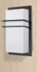 Aplica exterior Rabalux Seattle Black-White 8169 plastic alb