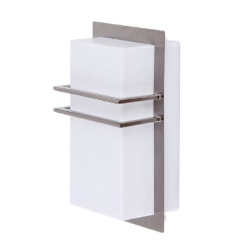 Aplica exterior Rabalux Seattle Chrome-White 8229 plastic alb
