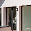 Aplica exterior Rabalux Silistra Anthracite senzor miscare 7892 sticla transparenta