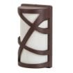 Aplica exterior Rabalux Durango Brown-White 8766 metal maro
