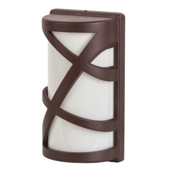 Aplica exterior Rabalux Durango Brown-White 8766 metal maro