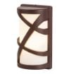 Aplica exterior Rabalux Durango Brown-White 8766 metal maro
