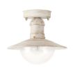 Plafoniera exterior Rabalux Oslo Antique White 8739 metal alb antic
