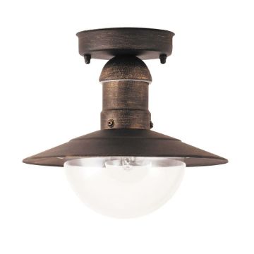 Plafoniera exterior Rabalux Oslo Antique Gold 8736 metal auriu antic