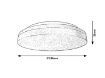 Plafoniera LED Rabalux senzor miscare Zenon 2700 24W 2400lm plastic alb