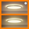 Plafoniera LED alba WiZ SuperSlim 22W 2600lm WIFI BT RGBW