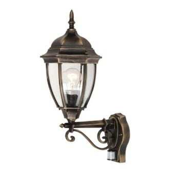 Aplica Rabalux senzor miscare Toronto 8380 60W metal auriu