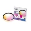 Plafoniera LED neagra WiZ SuperSlim 32W 3750lm WIFI BT RGBW
