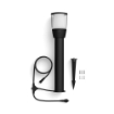Extensie stalp exterior WiZ Connected Elpas Bollard Black 3.6W 400lm IP65 RGBW