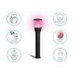 Extensie stalp exterior WiZ Connected Elpas Bollard Black 3.6W 400lm IP65 RGBW
