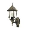 Aplica exterior Rabalux senzor miscare Nizza 8458 60W metal auriu