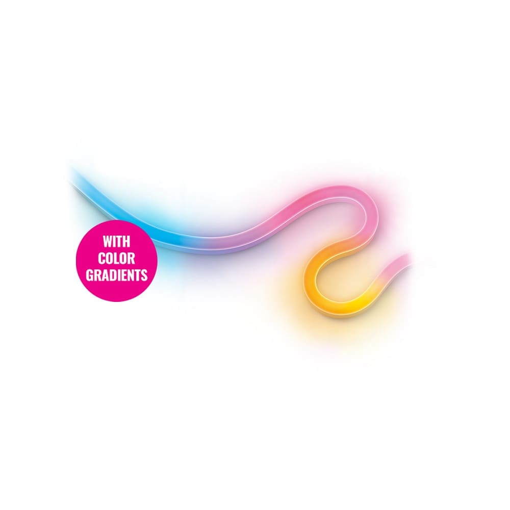 WiZ Connected Banda LED gradient Neon Flex Strip 3m 24W RGBW ᐅ ETBM